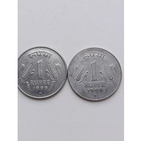 Индия. 1 рупия 1999 года. (4)