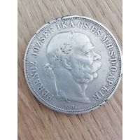 5 крон 1900 г. Серебро