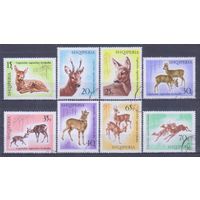 [1048] Албания 1967. Фауна.Косуля. Гашеная серия. Кат.гаш.5,5 е.