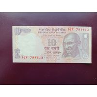 Индия 10 рупий 2009 UNC