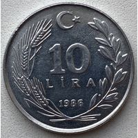 Турция 10 лир 1986 г.