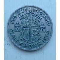 Великобритания 1/2 кроны 1948 год с надписью IND: IMP: