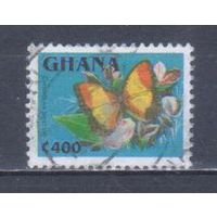 [830] Гана 1995. Фауна.Бабочка. Гашеная марка.