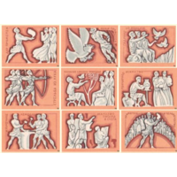 Спичечные этикетки. Сувенирный набор. Дар Прометея. 1989 год