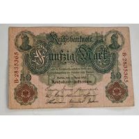 1910 год Германия 50 марок