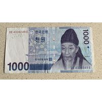 Южная Корея 1000 вон 2007