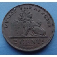 Бельгия. 2 цента 1919