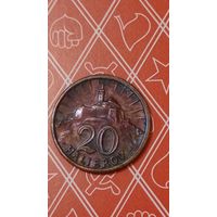 Словакия 20 геллеров 1940