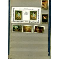 СССР, 1984,  Французская** живопись,  серия 5м,+ блок , чистая