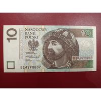 Польша. 10 злотых 2016 года, серия BI. UNC
