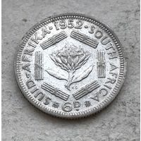 ЮАР 6 пенсов 1952 Георг VI