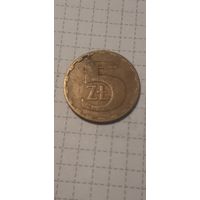 5 злотых Польша 1986 год