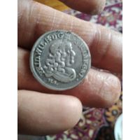 6 грошей прусия 1682 годла
