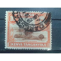 Кения Уганда Танганьика, 1938. Король Георг 6, озеро Найваша