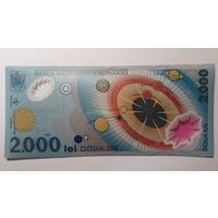 Румыния, 2000 леев 1999 г. Серия 003A. UNC (полимер).