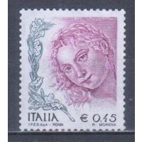 [1096] Италия 2004. Культура.Искусство.Женская голова (деталь). БЕЗ КЛЕЯ.