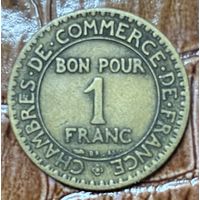 Монеты 1 франк 1924 год. Франция