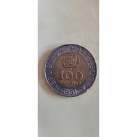 Португалия 100 эскудос 1991