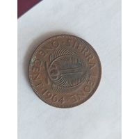 1 цент сьера леоне 1964