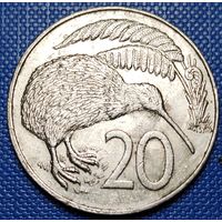 Новая Зеландия 20 центов 1988 г.