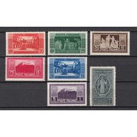 1.It. Италия. 1400 лет аббатству Монте- Кассино. 1929 г. Полная серия. MLH. Mi.##318-324.