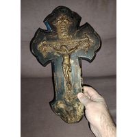 Крест католичесский  начало 20 века с рубля