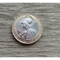 Werty71 Великобритания 2 фунта 2016 биметалл