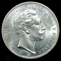 3 марки 1911 Пруссия. Ярчайший штемпельный блеск!