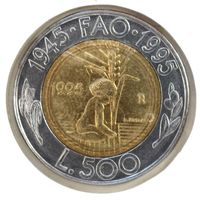 Сан-Марино 500 лир 1995 год