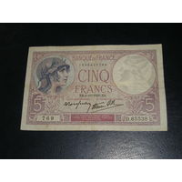 Франция, 5 Фр. 1939