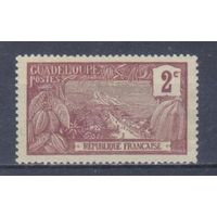 [324] Французские колонии. Гваделупа 1905. Местный пейзаж.2с. БЕЗ КЛЕЯ