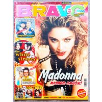 Журнал BRAVO БРАВО #6,2004. Мадонна, The Rasmus, Миша Гребенщиков, The White Stripes, Том Круз, HIM, Call of Duty, Пропаганда, Смэш, Пи Дидди, Келли Осборн, Элайджа Вуд, Уилл Смит.