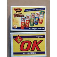 Спичечные коробки 5 х 3.5 х 1.5 см, серия "ОК", спички