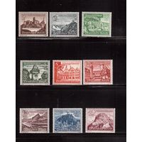 Германия-1939,(Мих.730-738) ** ( 1 м - *) , Зимняя помощь, Архитектура (полная серия)