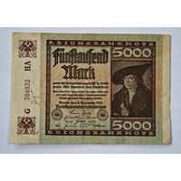 1922 год Германия 5000