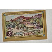 1921 год 50 пфеннигов  Германия