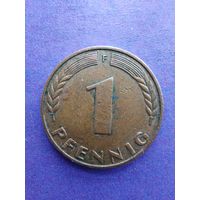 Германия ФРГ 1 пфенниг 1950 F