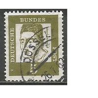 ФРГ. Известные люди. Альберт Великий. Теолог. 1961г. Mi#347.