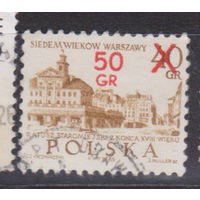 700-летие Варшавы Архитектура Польша 1972 год лот 5  С НАДПЕЧАТКОЙ