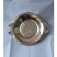 Поднос лиса и виноград  , сухарница,  тарелка для фруктов