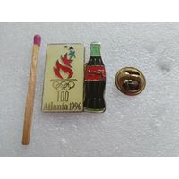 Знак. Спонсор Олимпийских игр в Атланте, 1996 г. компания Кока Кола. тяжелый, цанга