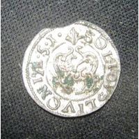 Солид Кристина Августа 1651 г. Ливония в сохране