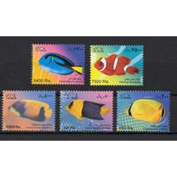Иран 20012. Рыбы  5 марок (3280-84)
