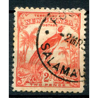 Британские колонии - Новая Гвинея - 1932г. - райская птица, 2 P - 1 марка - гашёная [Mi 94]. #3-WB-66-A-1