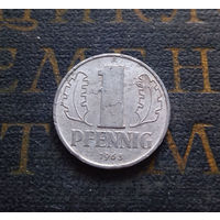 1 пфенниг 1963 (A) Германия ГДР #11