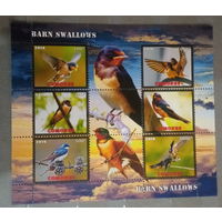 СЕРИЯ Блоков птицы   фауна  MNH