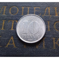 10 пфеннигов 1989 (A) Германия ГДР #01 AU