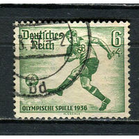 Рейх - 1936 - Летние Олимпийские игры 6+4Pf - [Mi.611] - 1 марка. Гашеная.  (Лот 20HU)-TG3P19