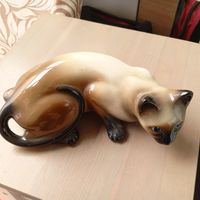 Статуэтка ''Сиамский кот'', керамика Staffordshire, Англия