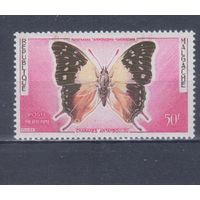 [859] Мадагаскар 1960. Фауна.Бабочка.50 ф. MNH. Кат.3,5 е.